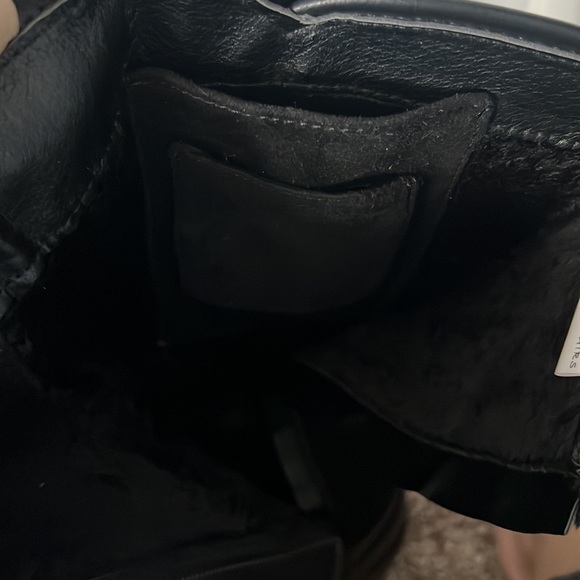 Suede Warm Black Knee High Boots 1 Pair! - Picture 10 of 11